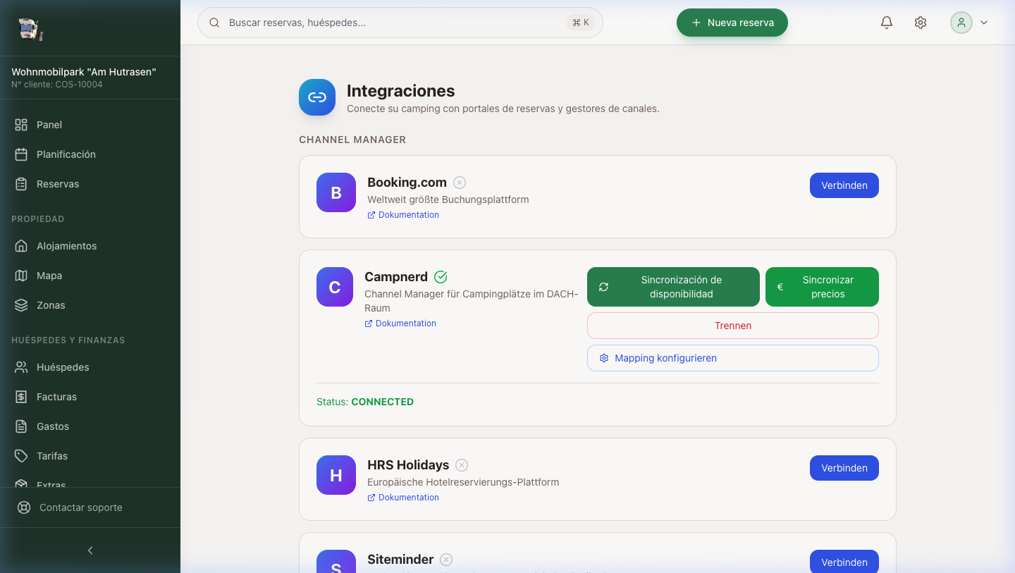 Disponibilidad sincronizada en todos los canales